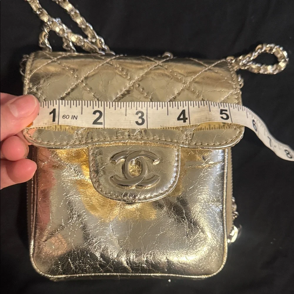 Chanel Metallic Gold Mini Bag